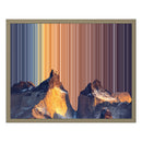 Leinwandbild mit Schattenfugenrahmen im Format 20×16", Rahmen aus Naturholz