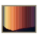 20×16" Float Frame Canvas - Natural Frame variant
