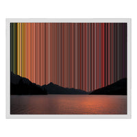 Lienzo con marco flotante, 20×16", marco blanco