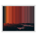 20×16" Float Frame Canvas - White Frame variant