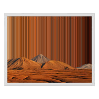 20×16" Float Frame Canvas - White Frame variant