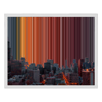 20×16" Float Frame Canvas - White Frame variant