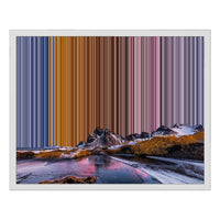 Canvastavla i floaterram, 20×16", vit ram
