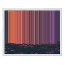 20×16" Float Frame Canvas - White Frame variant