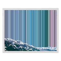 20×16" Float Frame Canvas - White Frame variant