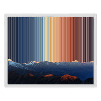 Tela con cornice a cassetta, 20×16", cornice bianca