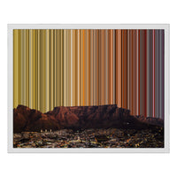 20×16" Float Frame Canvas - White Frame variant