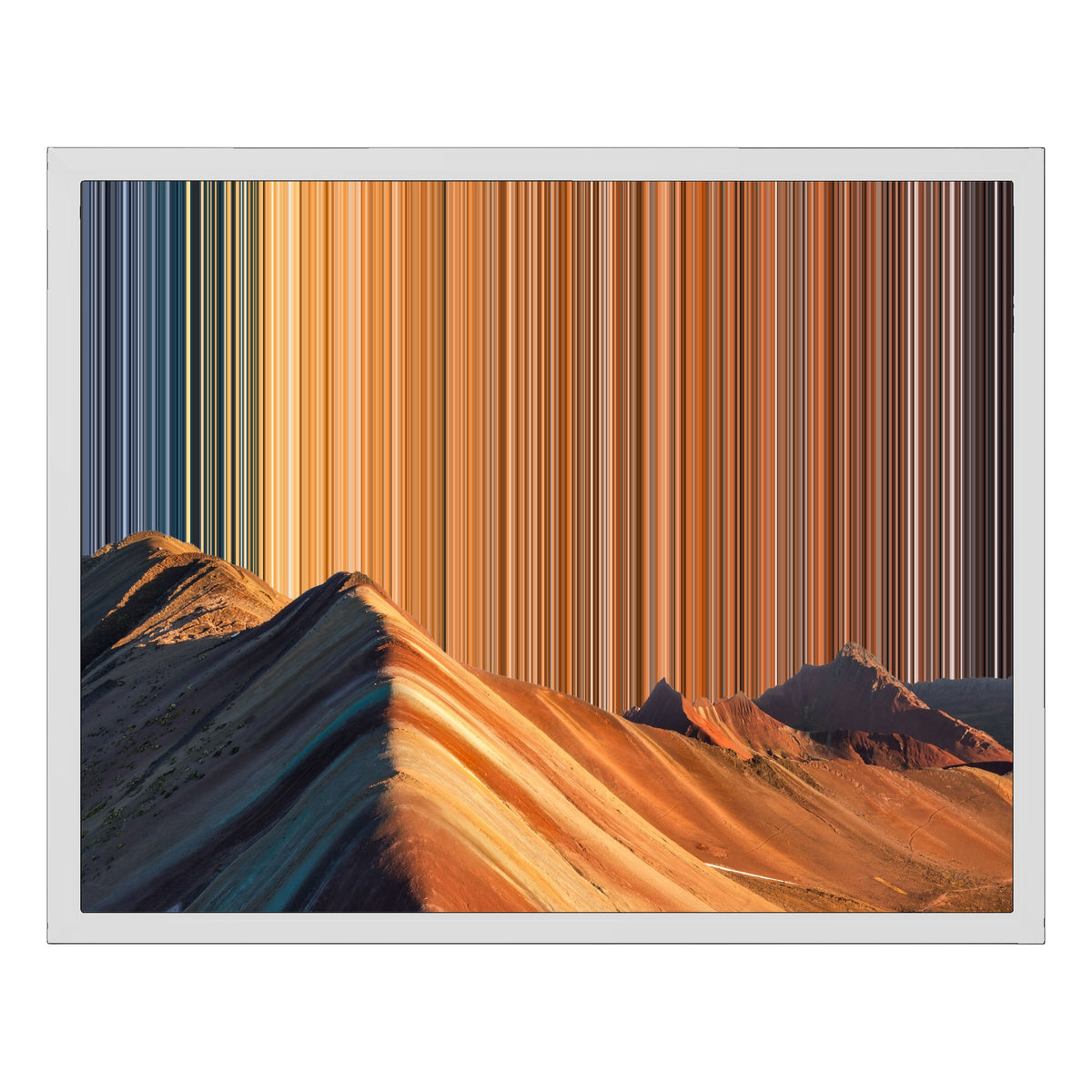 Lienzo con marco flotante, 20×16", marco blanco