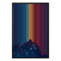 20×30" Float Frame Canvas - Black Frame variant