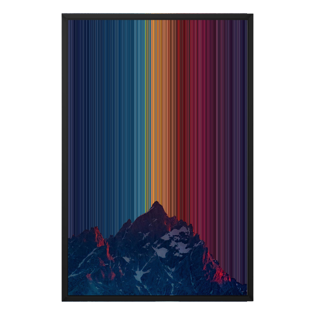 20×30" Float Frame Canvas - Black Frame variant