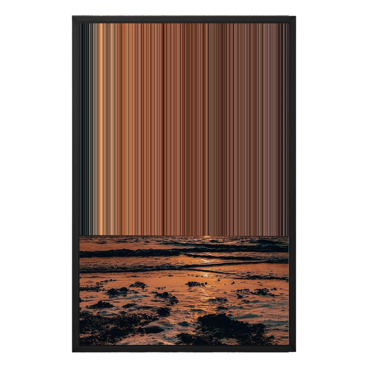 20×30" Float Frame Canvas - Black Frame variant