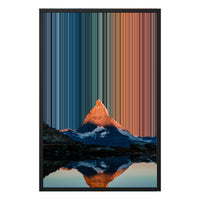 Leinwandbild mit Schattenfugenrahmen im Format 20×30", schwarzer Rahmen