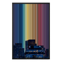 20×30" Float Frame Canvas - Black Frame variant