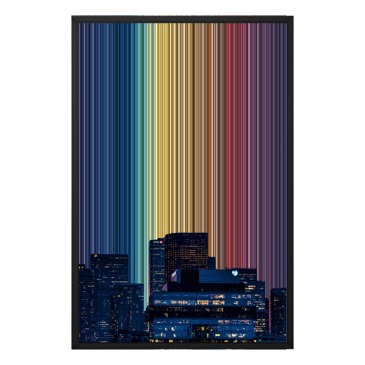 20×30" Float Frame Canvas - Black Frame variant