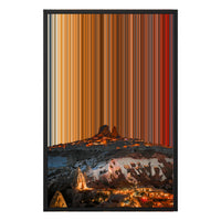 Canvastavla i floaterram, 20×30", svart ram