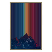 20×30" Float Frame Canvas - Natural Frame variant