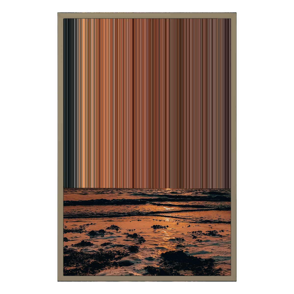 20×30" Float Frame Canvas - Natural Frame variant