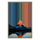 Leinwandbild mit Schattenfugenrahmen im Format 20×30", Rahmen aus Naturholz