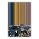 Lærred i floater-ramme, 20×30", hvid ramme