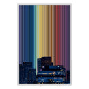 20×30" Float Frame Canvas - White Frame variant
