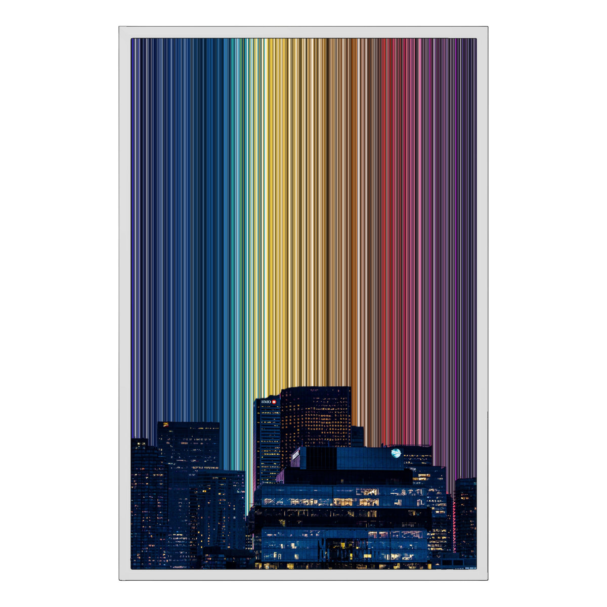 20×30" Float Frame Canvas - White Frame variant