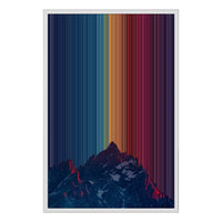 20×30" Float Frame Canvas - White Frame variant