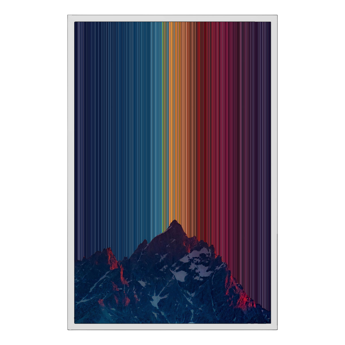 20×30" Float Frame Canvas - White Frame variant