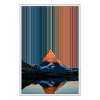 Leinwandbild mit Schattenfugenrahmen im Format 20×30", weißer Rahmen