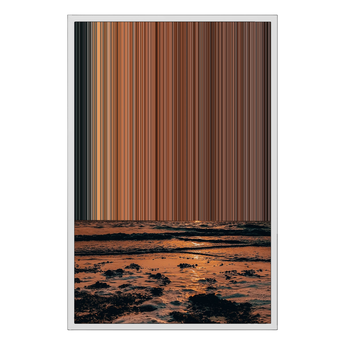 20×30" Float Frame Canvas - White Frame variant