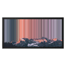 24×12" Metallic Float Frame Canvas - Black Frame variant