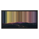 24×12" Metallic Float Frame Canvas - Black Frame variant