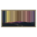 24×12" Metallic Float Frame Canvas - Natural Frame variant