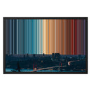 24×16" Metallic Float Frame Canvas - Black Frame variant