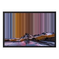 Canvastavla i floaterram, 24×18", svart ram
