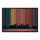 Leinwandbild mit Schattenfugenrahmen im Format 24×18", schwarzer Rahmen