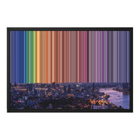 24×18" Float Frame Canvas - Black Frame variant