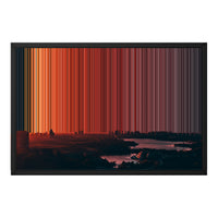 24×18" Float Frame Canvas - Black Frame variant