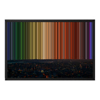 24×18" Float Frame Canvas - Black Frame variant