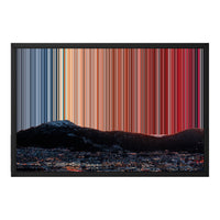 Lienzo con marco flotante, 24×18", marco negro