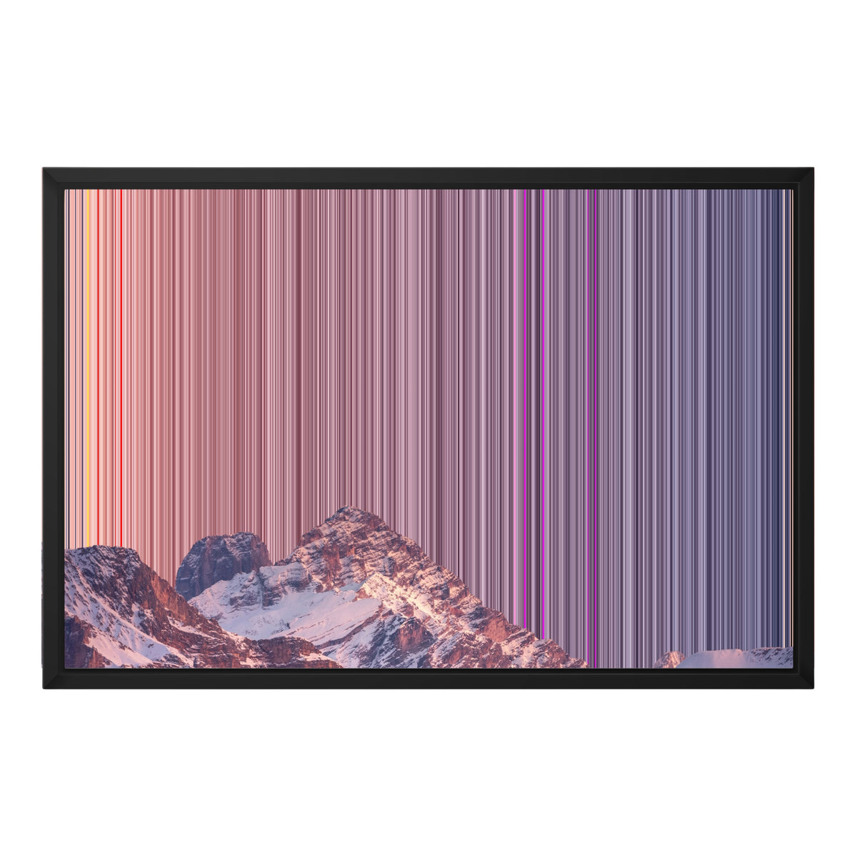 24×18" Float Frame Canvas - Black Frame variant