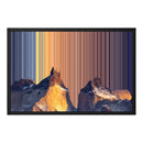 Leinwandbild mit Schattenfugenrahmen im Format 24×18", schwarzer Rahmen