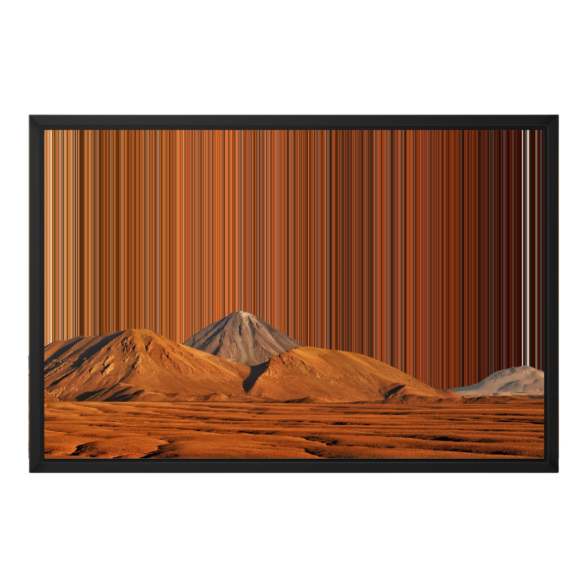 24×18" Float Frame Canvas - Black Frame variant