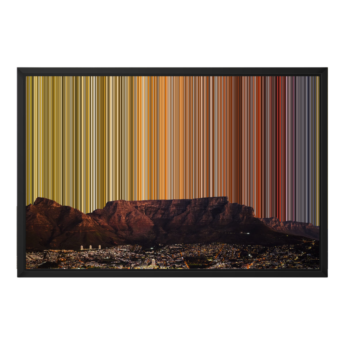 24×18" Float Frame Canvas - Black Frame variant