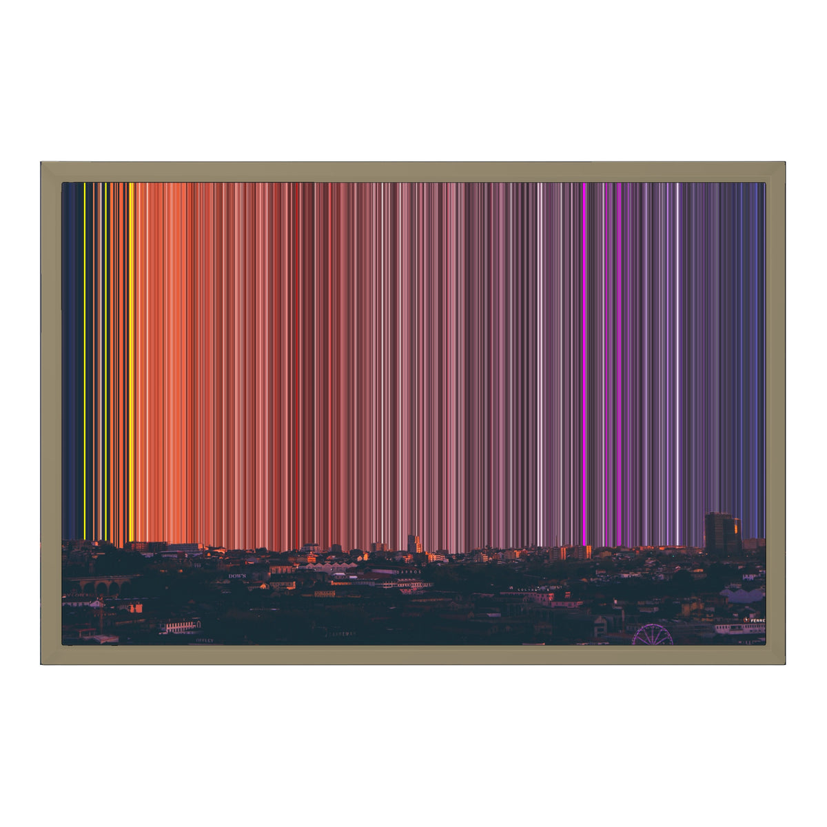 24×18" Float Frame Canvas - Natural Frame variant