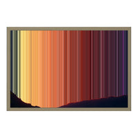24×18" Float Frame Canvas - Natural Frame variant