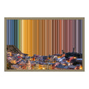 Leinwandbild mit Schattenfugenrahmen im Format 24×18", Rahmen aus Naturholz