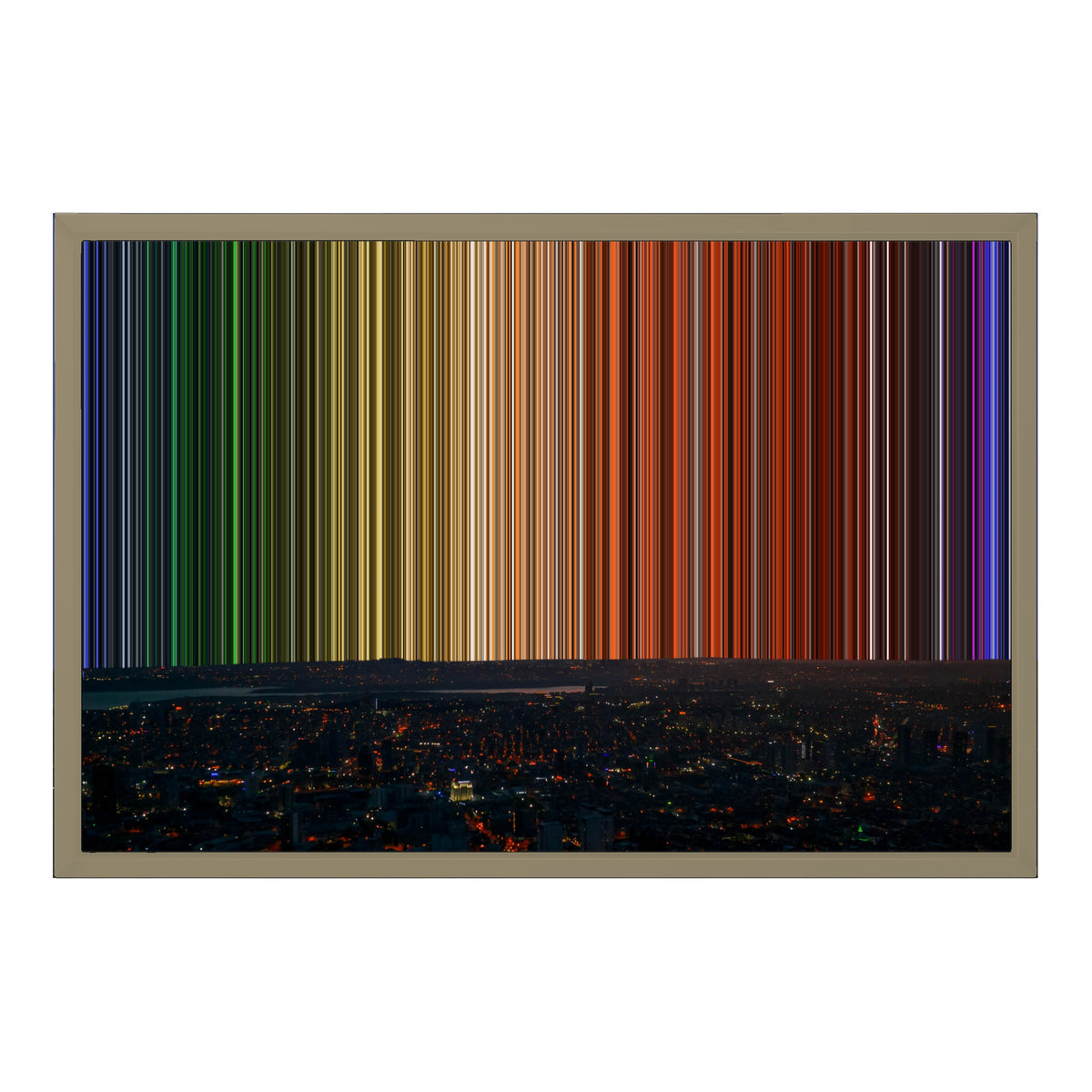 24×18" Float Frame Canvas - Natural Frame variant