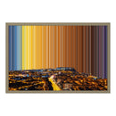 Lienzo con marco flotante, 24×18", marco de madera natural
