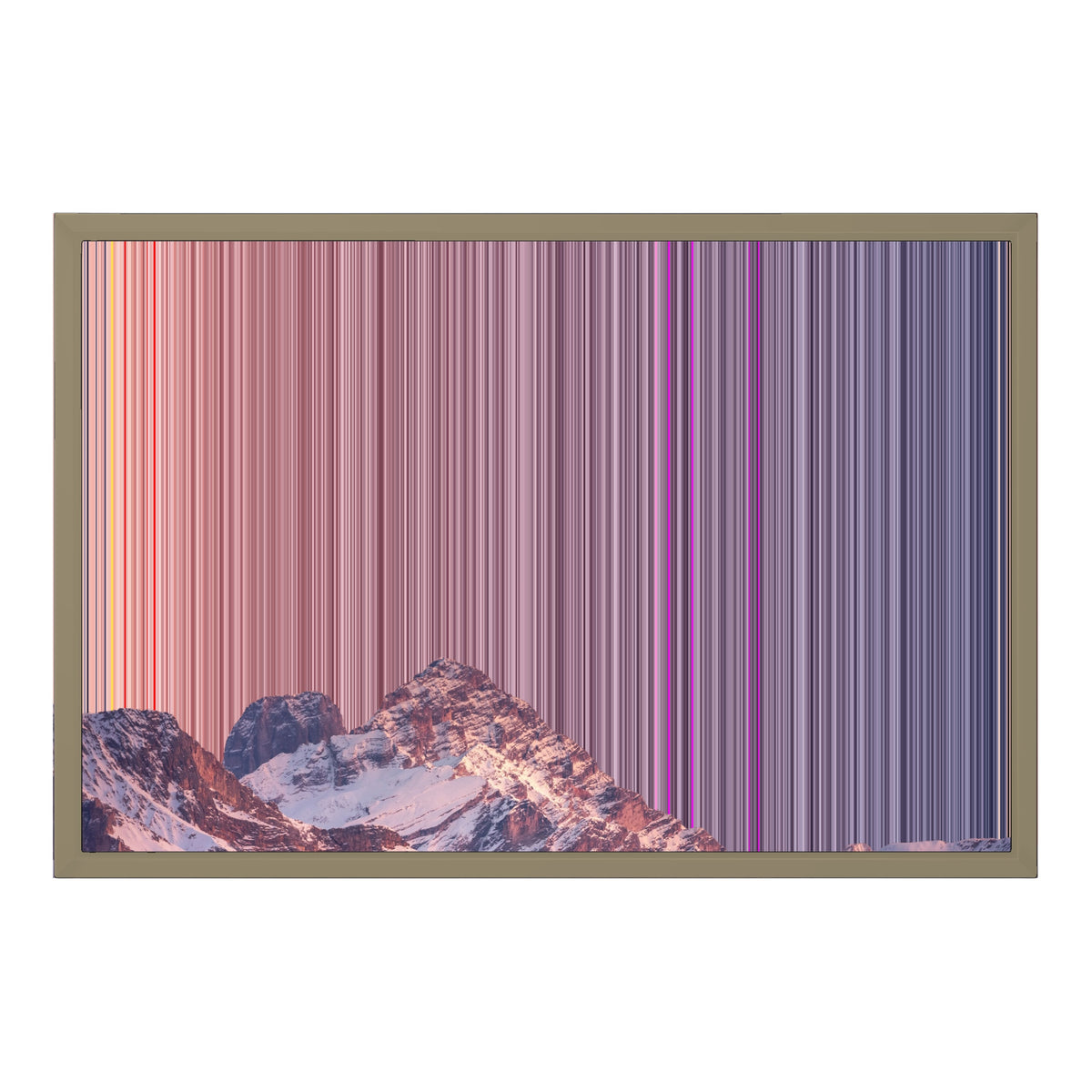 24×18" Float Frame Canvas - Natural Frame variant