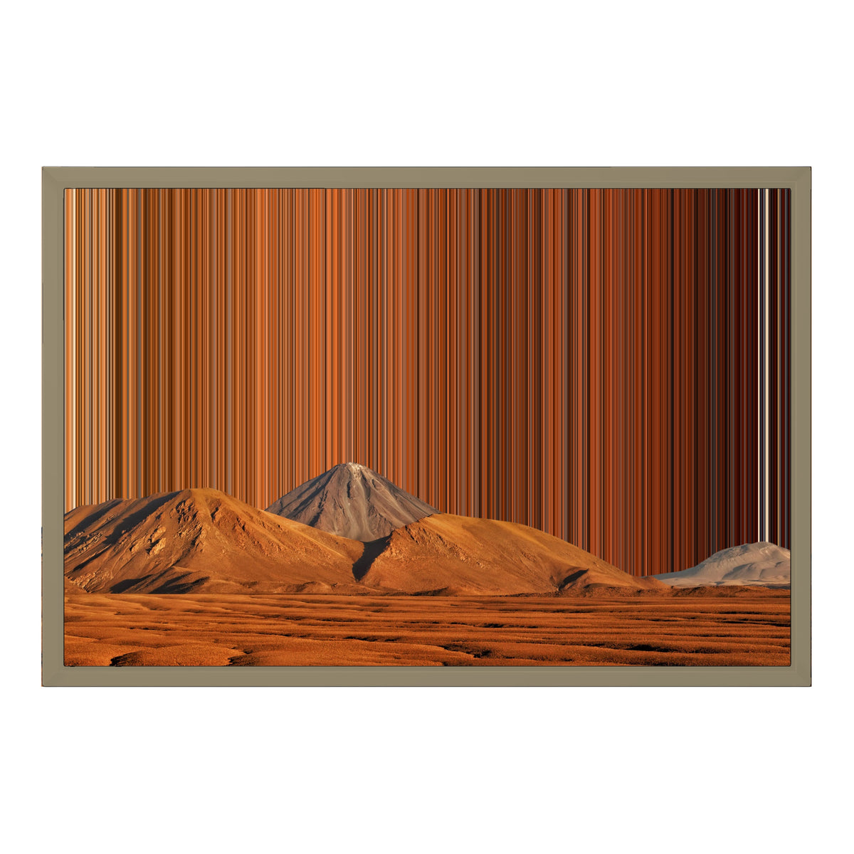 24×18" Float Frame Canvas - Natural Frame variant